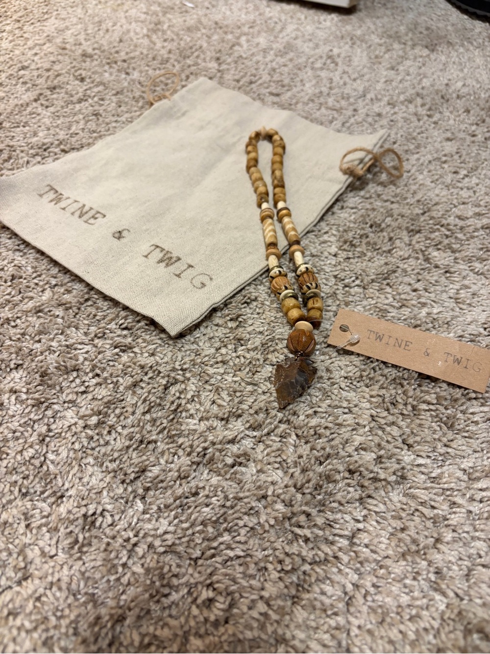 Twine & Twig Arrow necklace